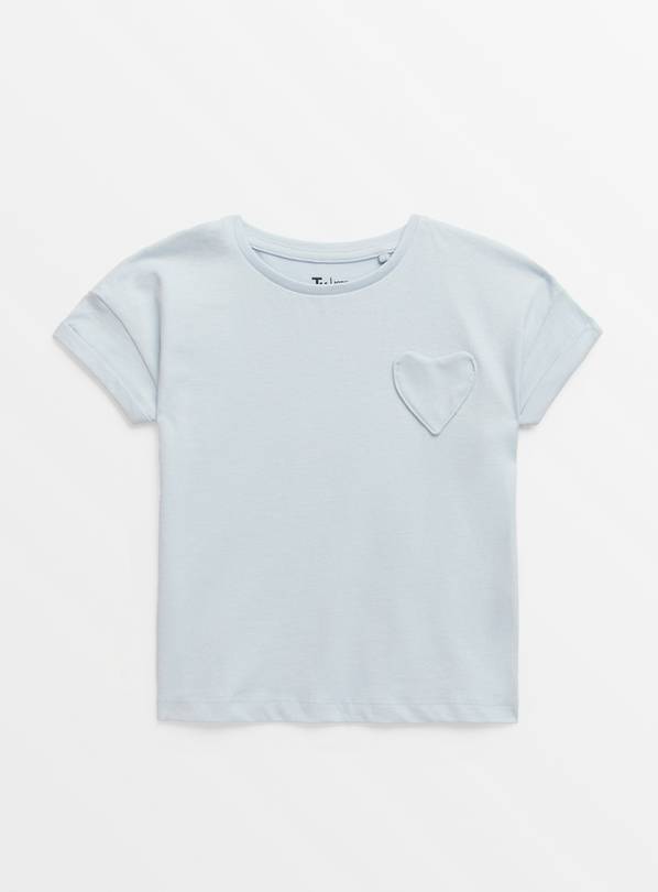 Blue Heart Pocket T-Shirt 1-2 years