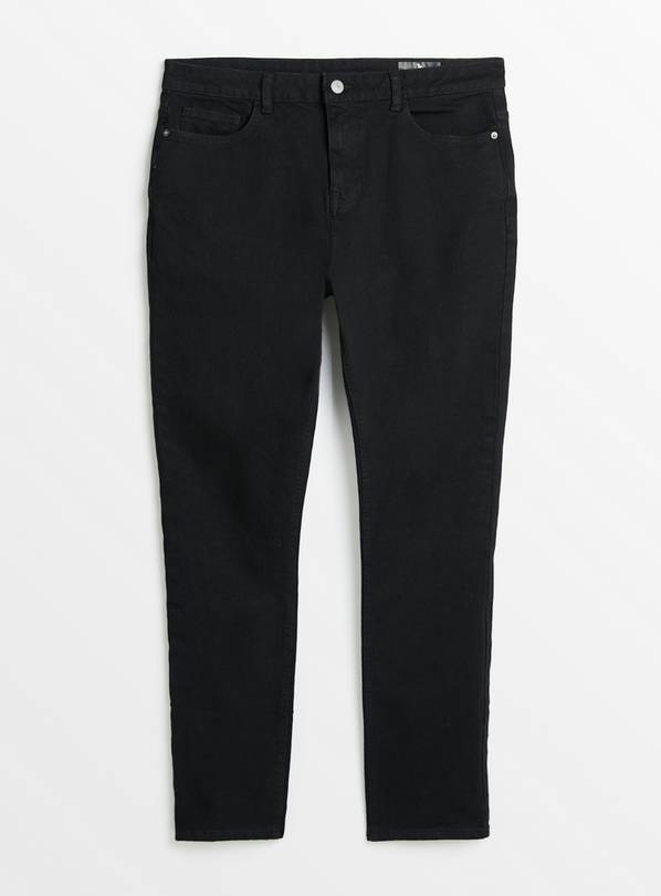 Black Skinny Fit Flexi Jeans  32S