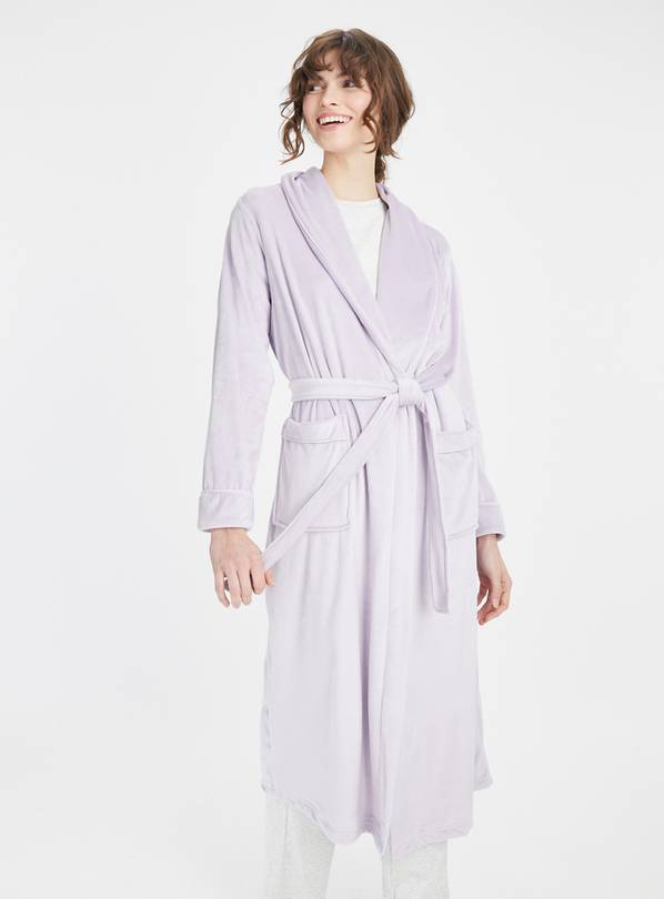 Buy Lilac Fleece Dressing Robe XXL Dressing gowns Argos