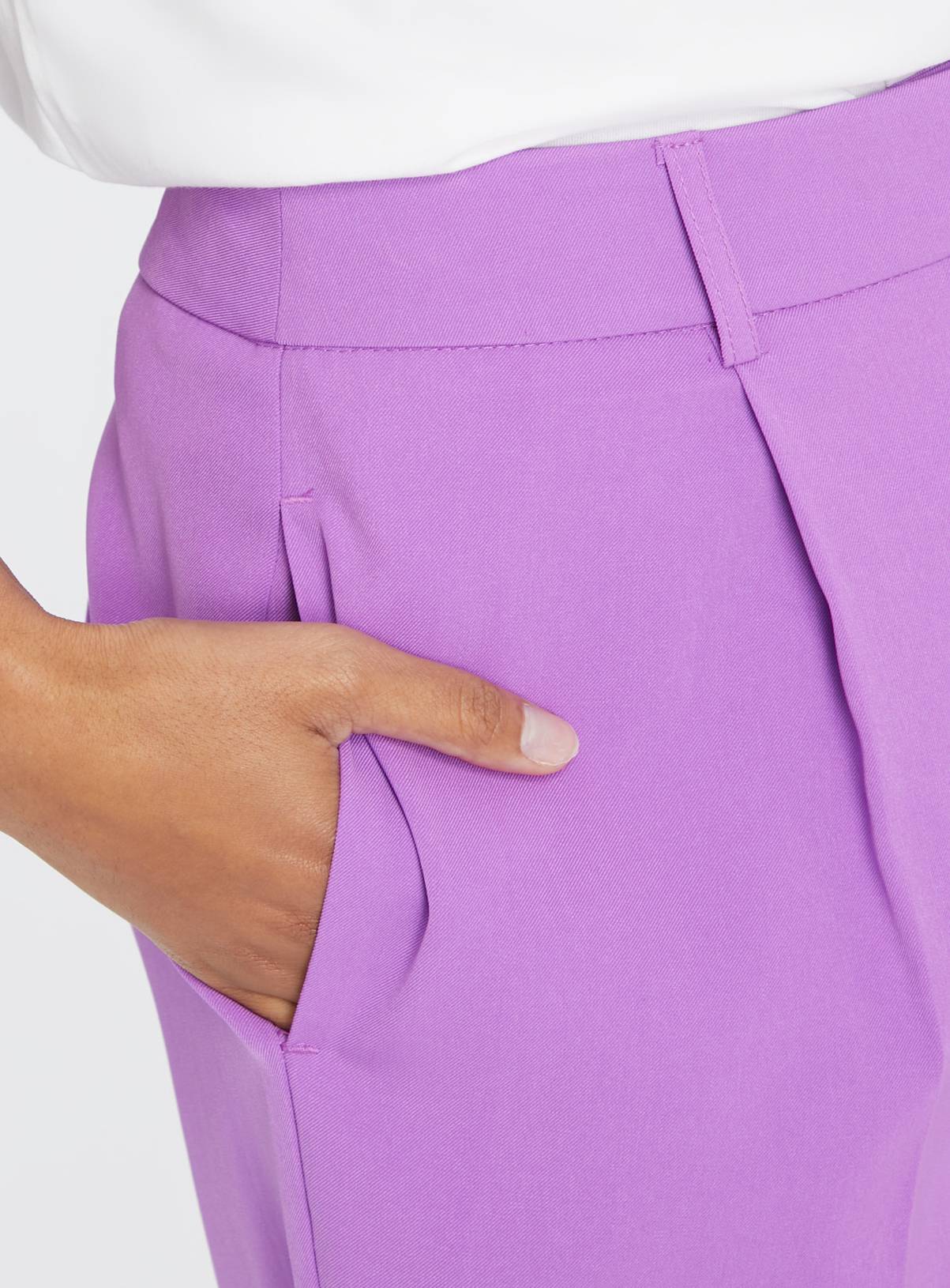 Purple Straight Leg Coord Trousers 14S - Image 3