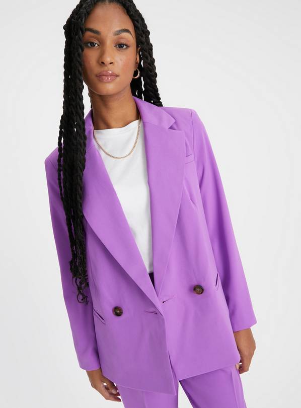 Purple Twill Coord Blazer 18
