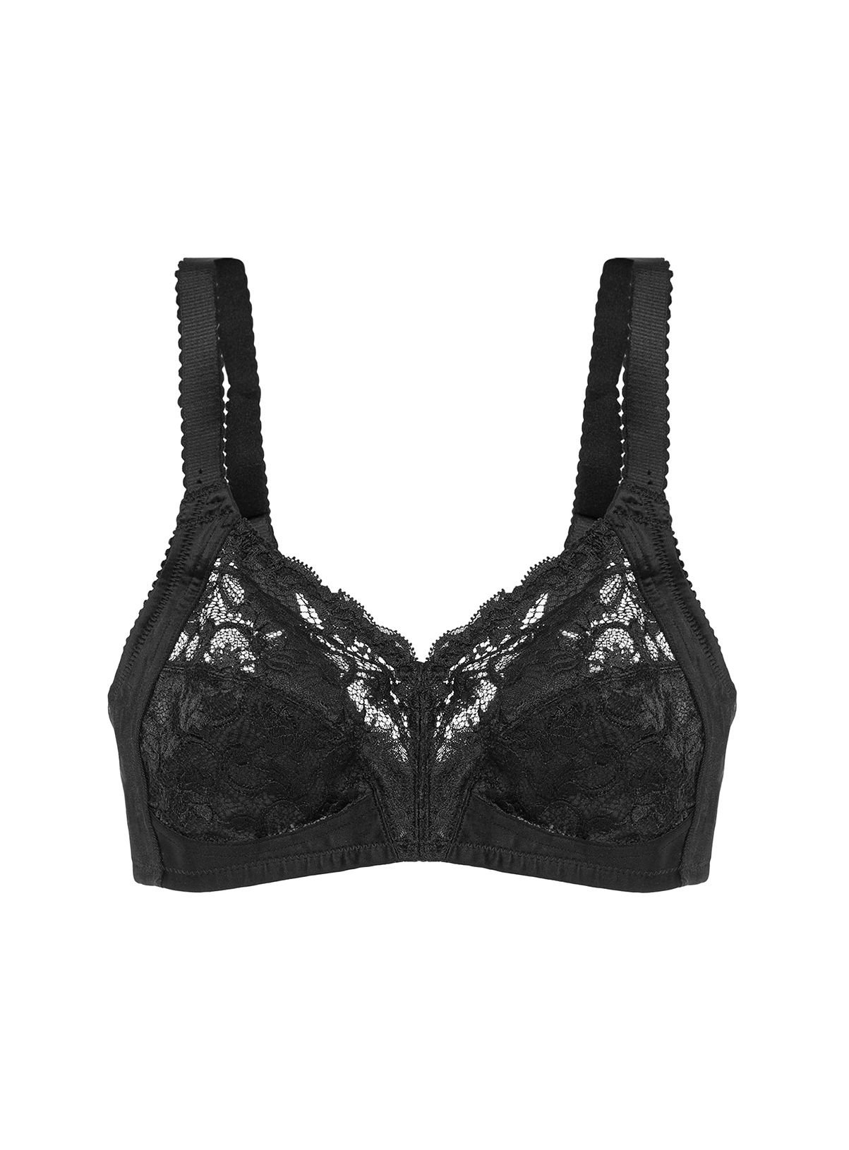 TRIUMPH Delicate Doreen Non Wired Bra Black 42D - Image 5 thumbnail