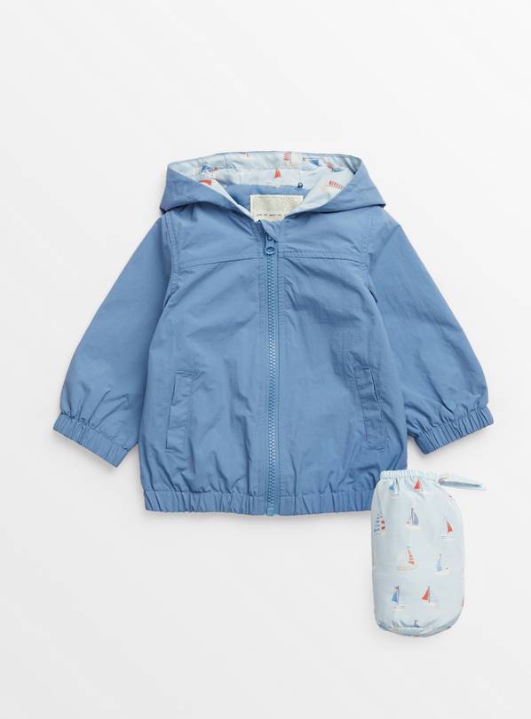 Blue Nautical Packaway Mac  6-9 months