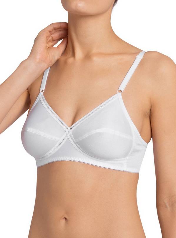 Buy TRIUMPH White Doreen + Cotton Bra 40B, Bras