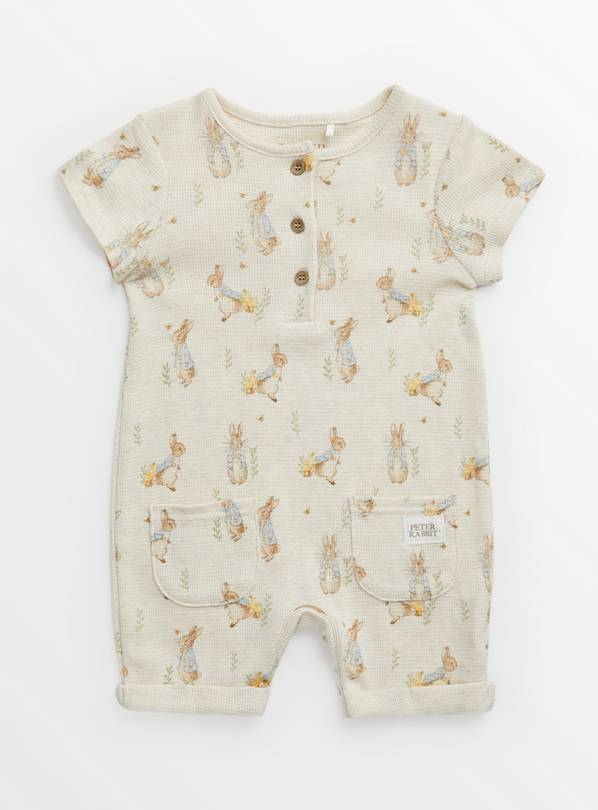 Peter Rabbit Beige Jersey Romper 12-18 months