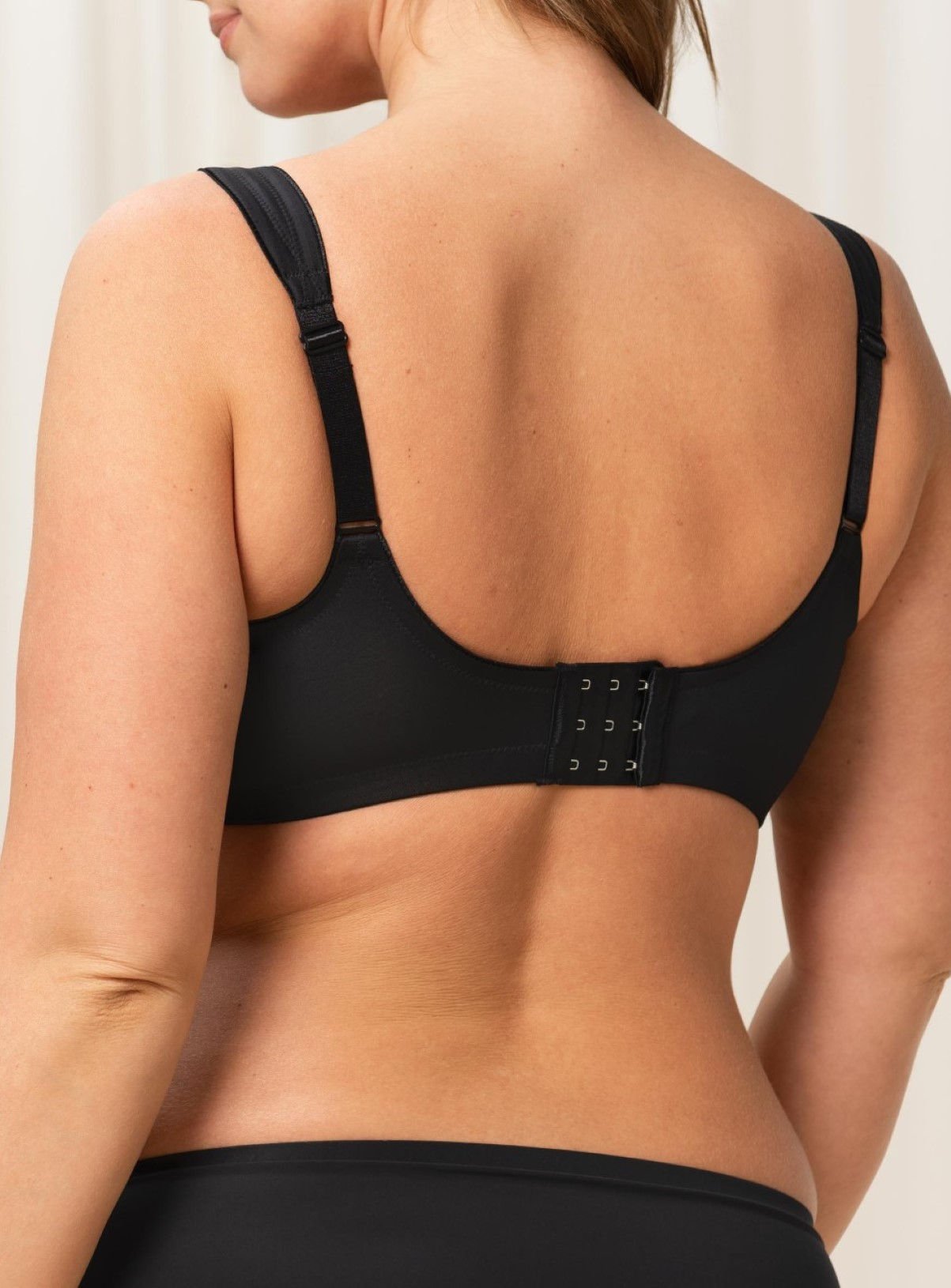 TRIUMPH Modern Soft+Cotton Non Wired Bra Black 46B - Image 3 thumbnail