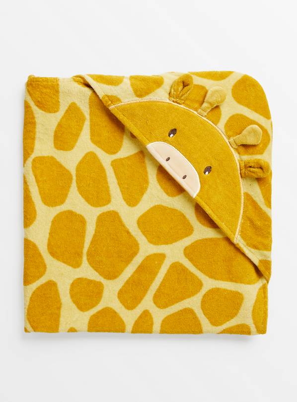 Giraffe Hooded Towel One Size