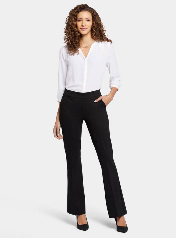 NYDJ Pull On Flared Jersey Trouser L