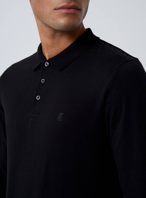 French connection long sleeve sales polo