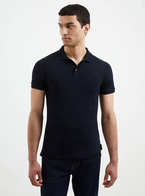 FRENCH CONNECTION Jersey Short Sleeve Polo S