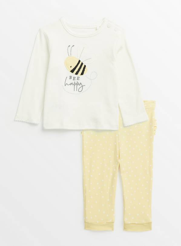 NWT Gymboree Girls Yellow Stripe Busy Little Bee PJs Pajamas 4T 5T 7 NEW