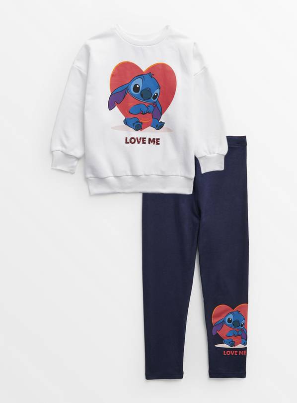 Buy Disney Stitch Love Me Sweatshirt & Leggings Set 9 years, Dresses,  jumpsuits and outfits