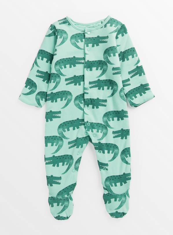 Green Dino 1.5 Tog Sleepsuit 12-18 months