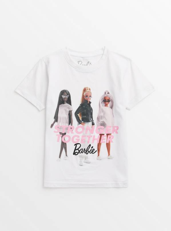 TWIDLA Personalised T-Shirts Barbie Future Is Bright Personalised Cotton T- Shirt In White