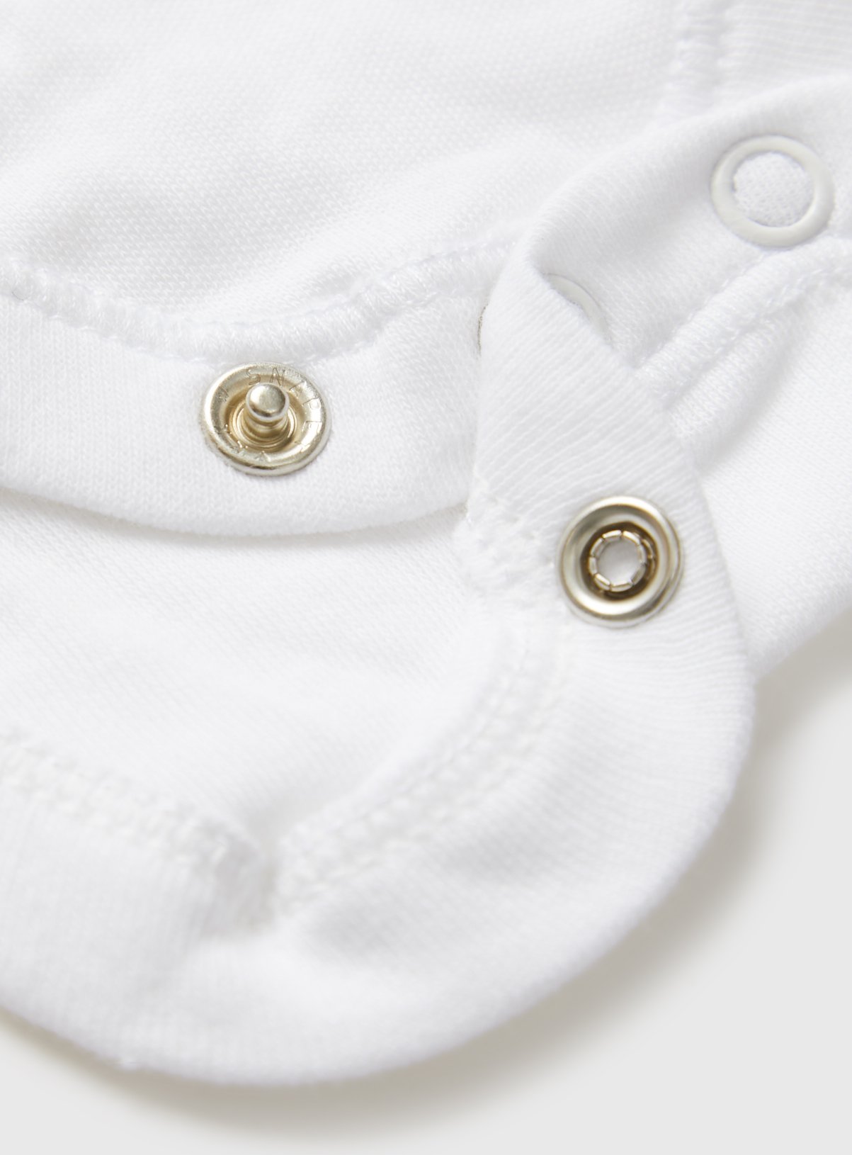 White Long Sleeve Bodysuits 7 Pack  3-6 months - Image 2 thumbnail