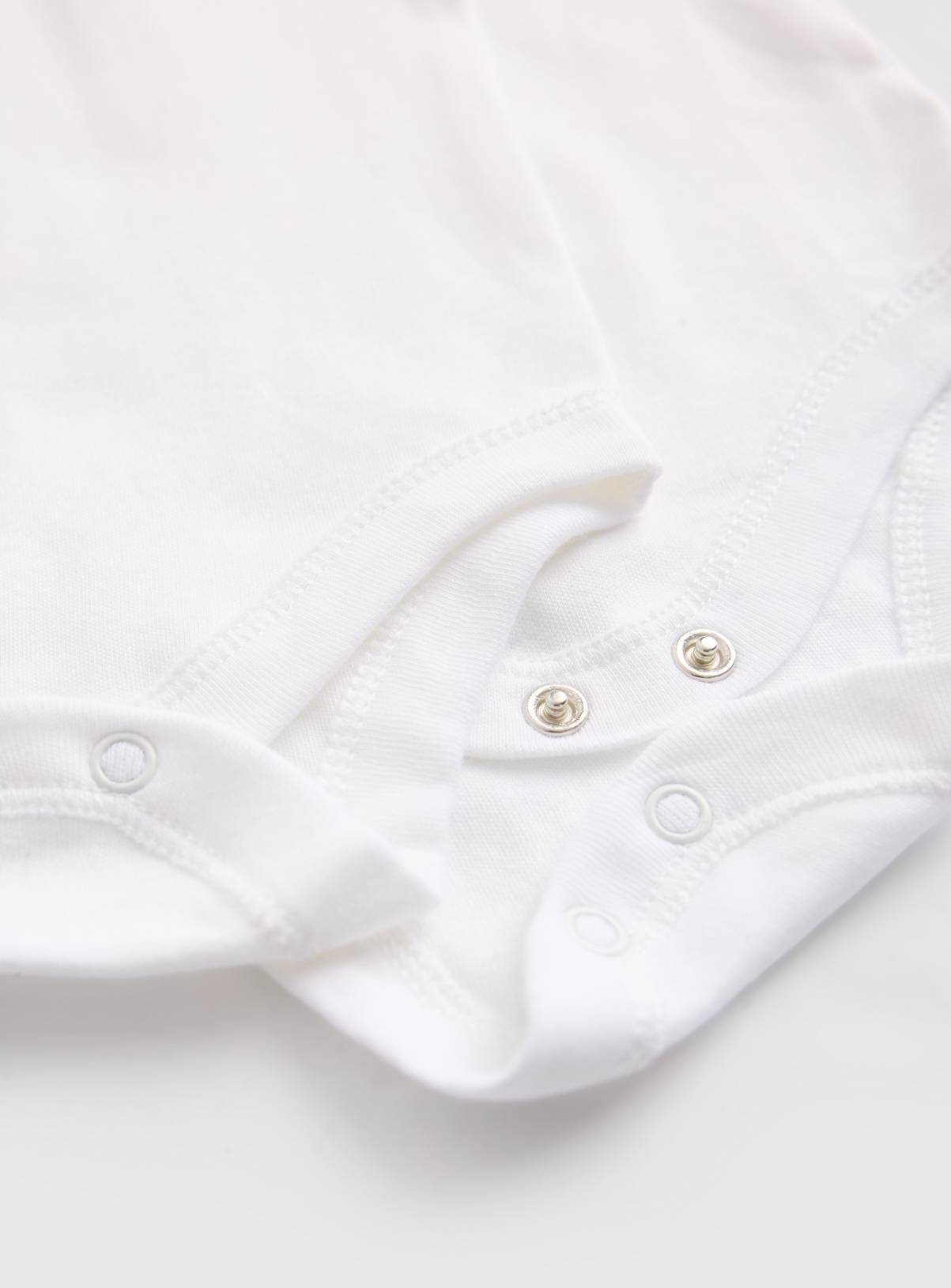 White Sleeveless Bodysuits 5 Pack 12-18 months - Image 2