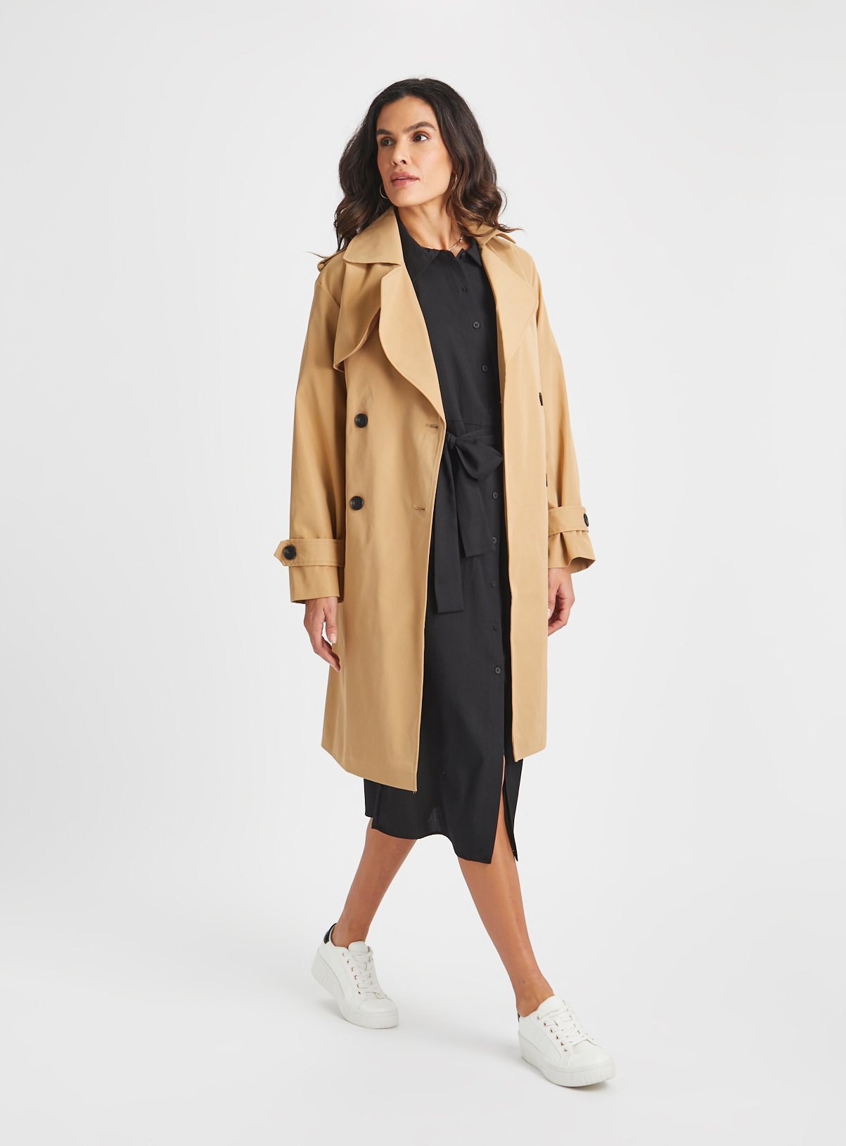 Black Tie Waist Shirt Dress 10 - Image 2 thumbnail