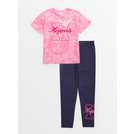 Buy Harry Potter Hogwarts Pink T-Shirt & Leggings Set 6 years, Tops and  t-shirts