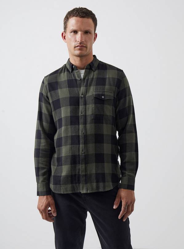 Buy FRENCH CONNECTION Large Gingham Flannel Ls M | Shirts | Tu