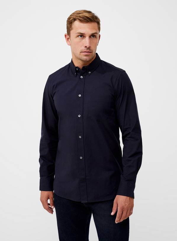 FRENCH CONNECTION Oxford Pocket Shirt Long Sleeve S