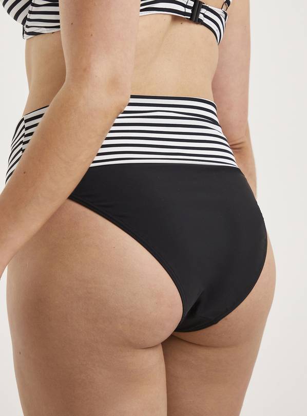 PANACHE Womens Anya Stripe Folded Bikini Bottom : : Clothing,  Shoes & Accessories