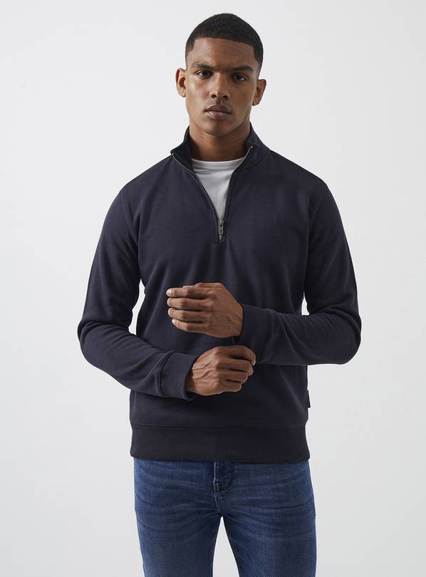 Buy FRENCH CONNECTION 1/2 Zip Sweatshirt XXL | Sweatshirts and hoodies | Tu