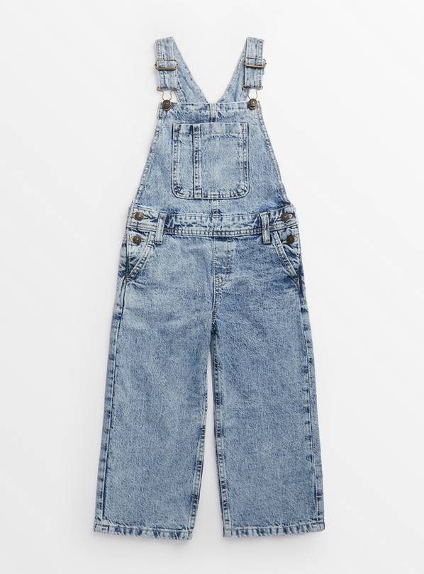 Denim Wide Leg Dungarees, White Stuff