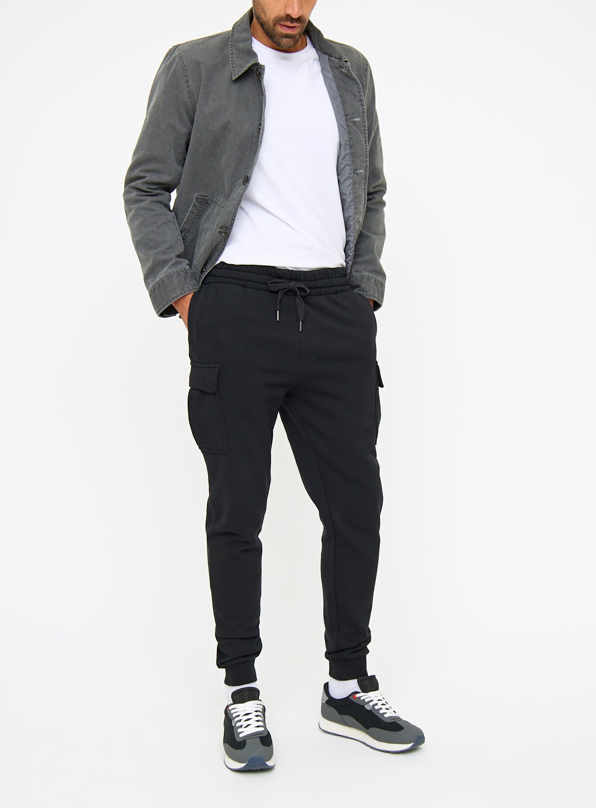 Buy Black Cargo Joggers XXL Sportswear Tu   Tuc143654554 Black R Z001A