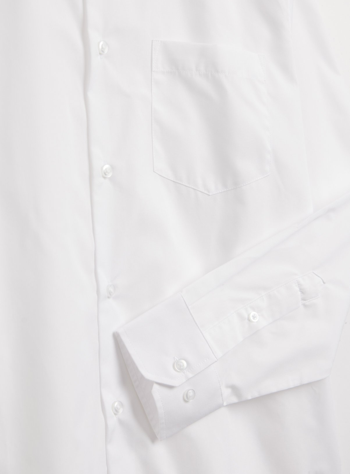 White Regular Fit Long Sleeve Shirts 2 Pack  19.5 - Image 4 thumbnail