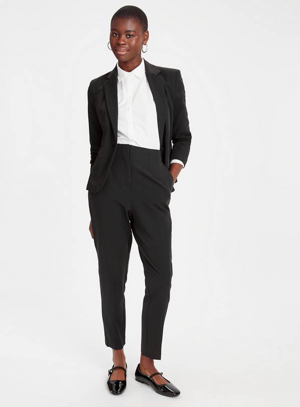 Buy Black Tapered Coord Trousers 20R, Trousers