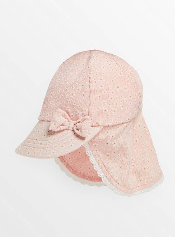 Pink Floral Keppi Hat 6-12 months