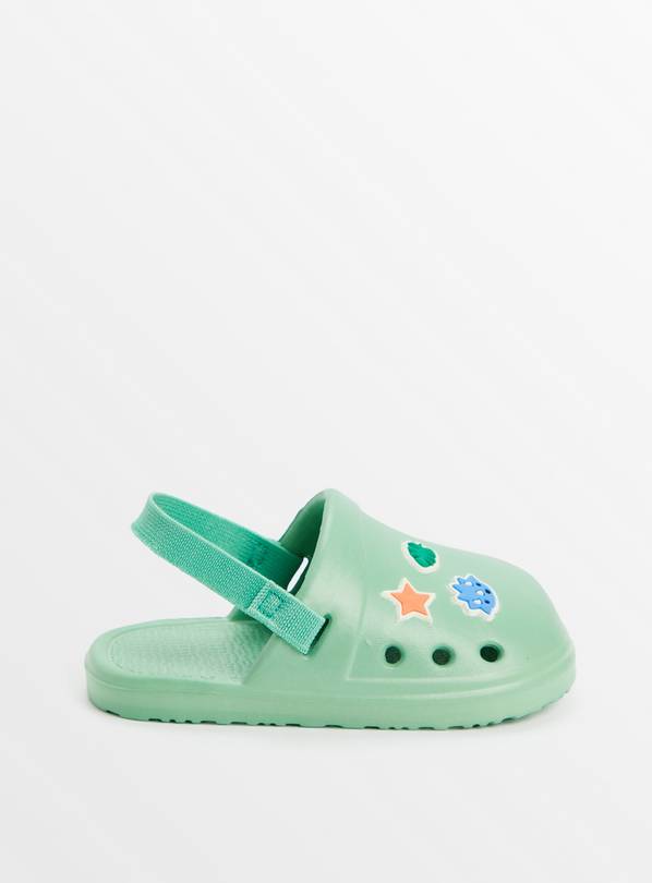 Green Badge Clogs 3-6 months