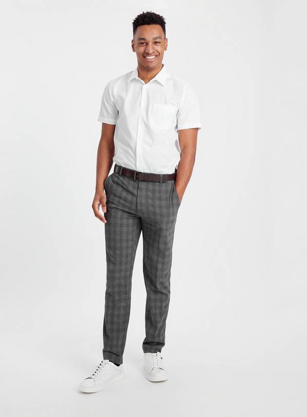 Buy White Slim Fit Formal Shirt 2 Pack 14 Multipacks Tu