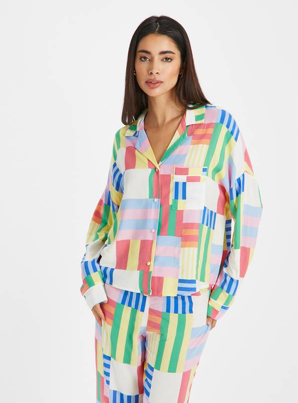 Buy Abstract Bright Stripe Traditional Pyjamas 10, Pyjamas