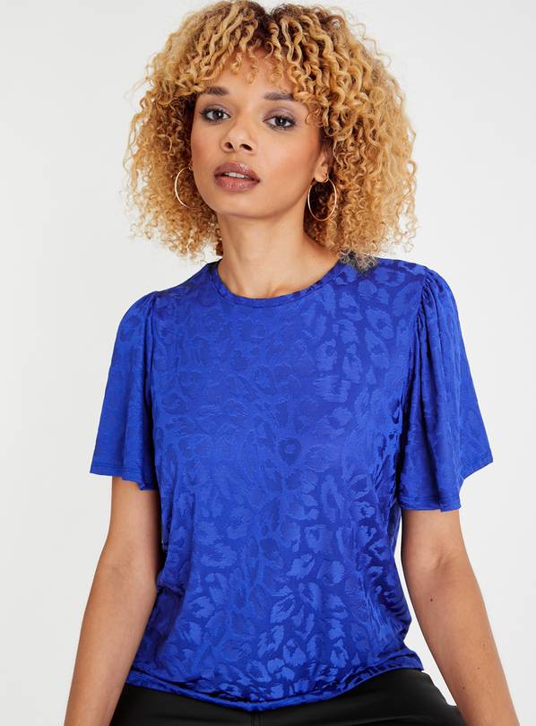 Buy Blue Leopard Design Top 24 | T-shirts | Argos