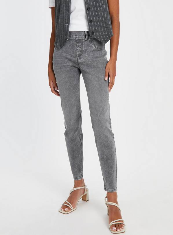 Buy Grey Denim Jeggings 16, Leggings