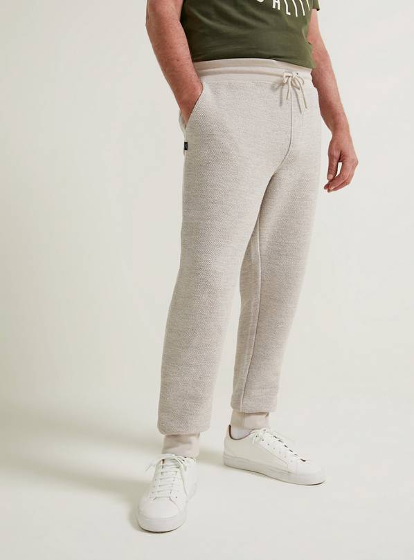 Buy Rad Prix Men Solid Cream Elasticated Cotton activewear Joggers