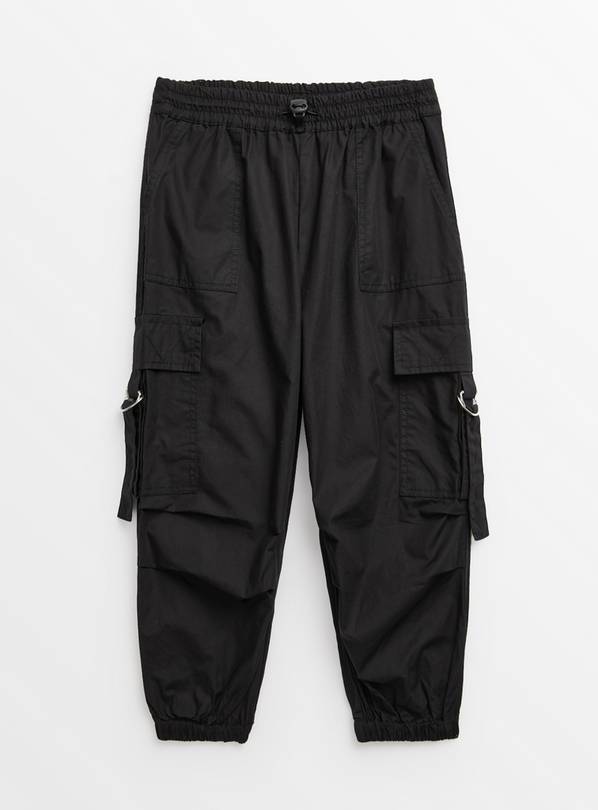 Black Parachute Trousers  9 years