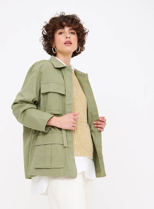 Khaki Worker Utility Jacket 18