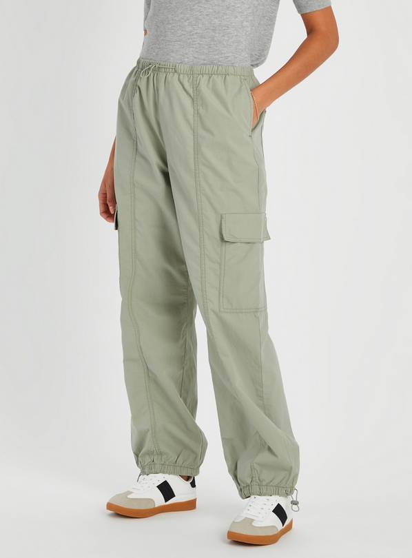Sage Green Parachute Trousers  20