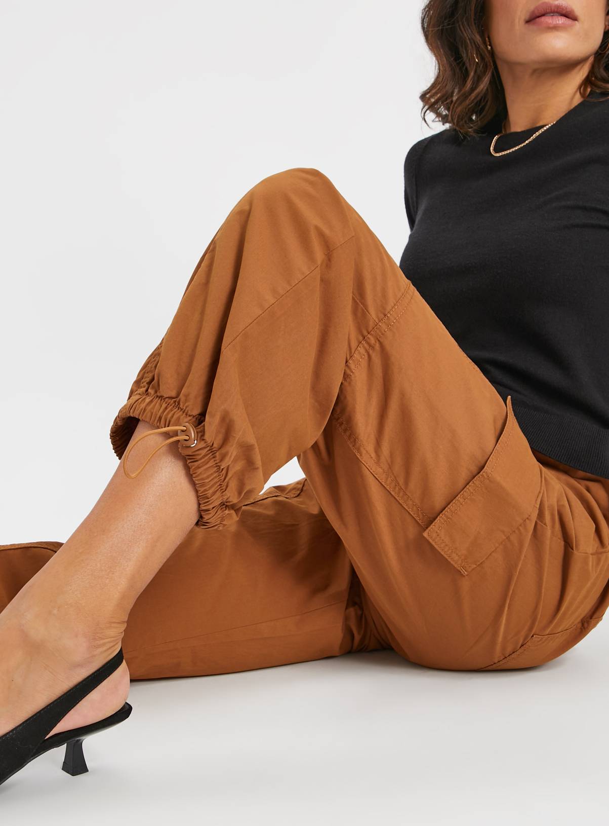 Tan Parachute Trousers 18 - Image 3