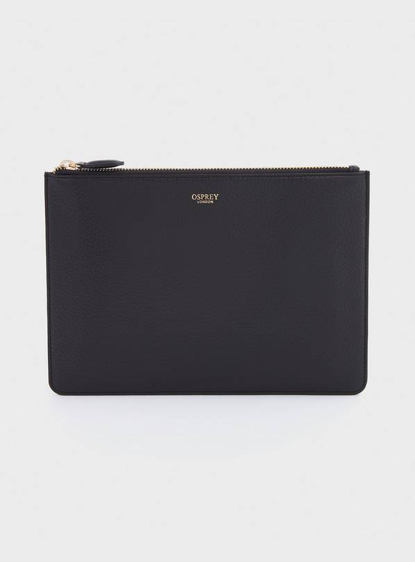 Osprey black best sale clutch bag