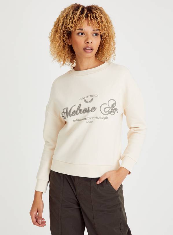 Cream Melrose Sweatshirt L