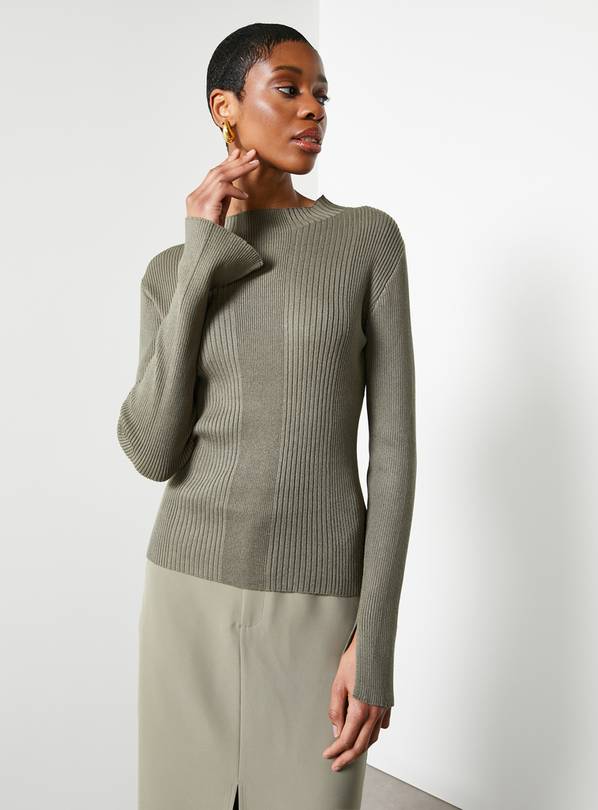 For All the Love Khaki Fine Knit Top 20