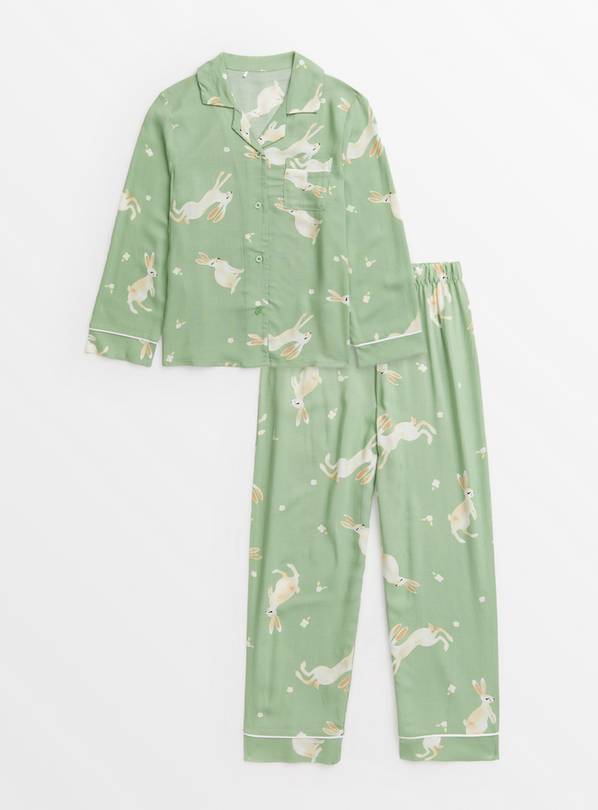 Buy Green Easter Bunny Mini Me Traditional Pyjamas 11 12 years