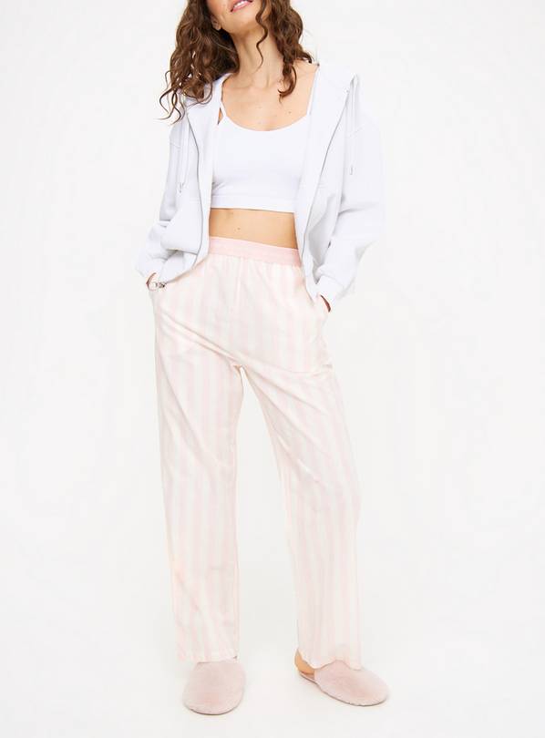 Pink Stripe Waistband Pyjama Bottoms 18
