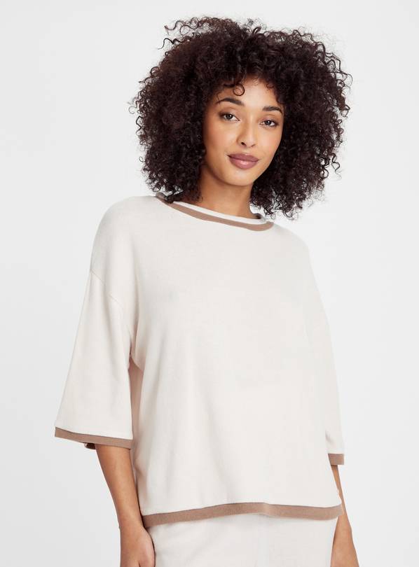 Cream Brushed Coord Pyjama Top  8