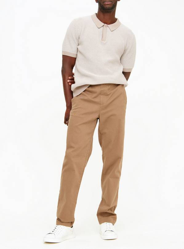 Neutral Pull On Relaxed Fit Trousers  42R