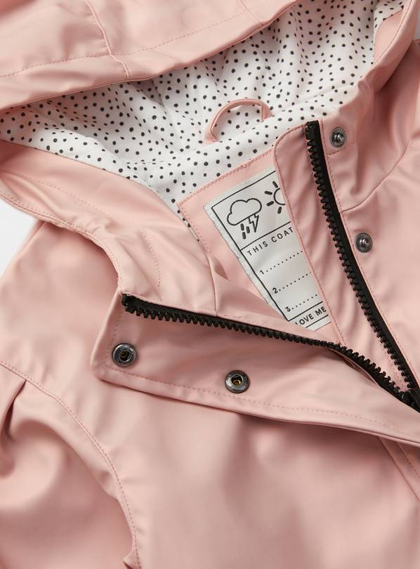 Tesco raincoat outlet pink