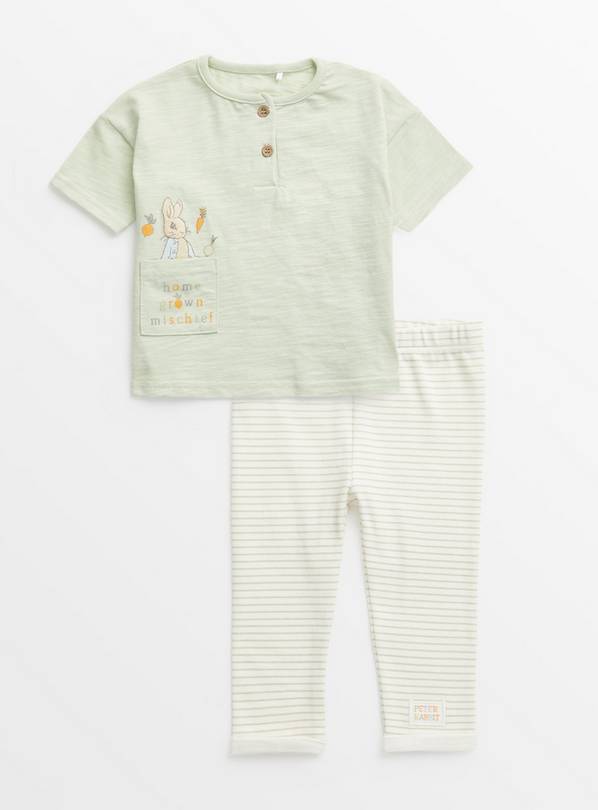 Peter Rabbit Green T-Shirt & Leggings Set Up to 3 mths